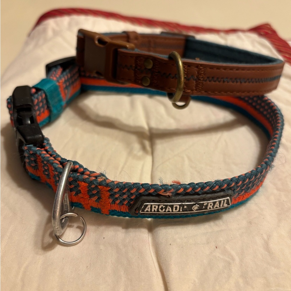2 Adjustable Dog Collars